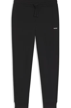 Casual-Hose aus Baumwolle mit elastischen Bündchen