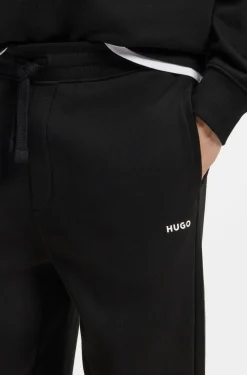 Casual-Hose aus Baumwolle mit elastischen Bündchen
