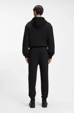 Casual-Hose aus Baumwolle mit elastischen Bündchen