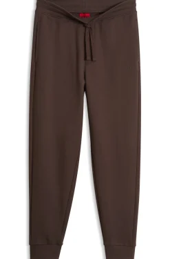 Casual-Hose aus Baumwolle mit elastischen Bündchen