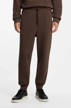 Casual-Hose aus Baumwolle mit elastischen Bündchen