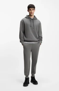 Casual-Hose aus Baumwolle mit elastischen Bündchen