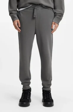 Casual-Hose aus Baumwolle mit elastischen Bündchen