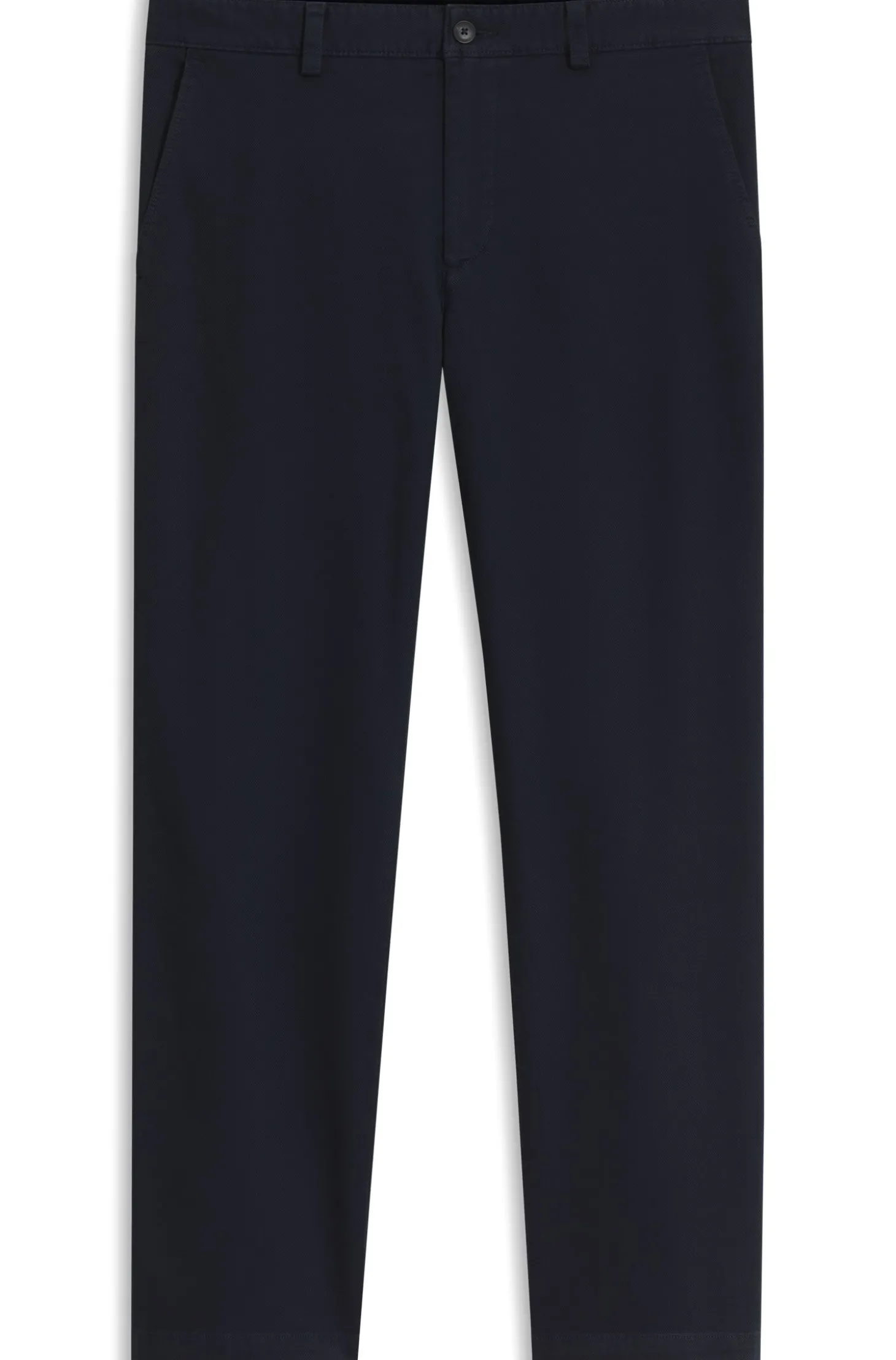 Chino aus strukturierter Stretch-Baumwolle