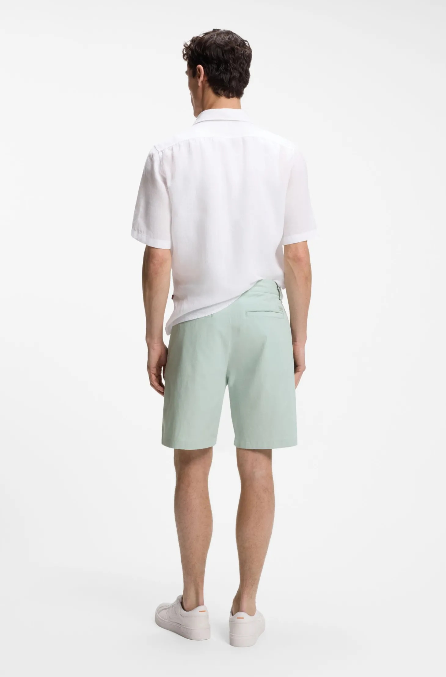 Chino-Style Shorts aus baumwollreichem Twill