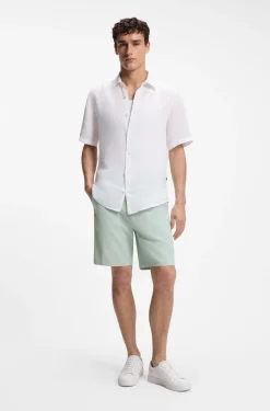 Chino-Style Shorts aus baumwollreichem Twill