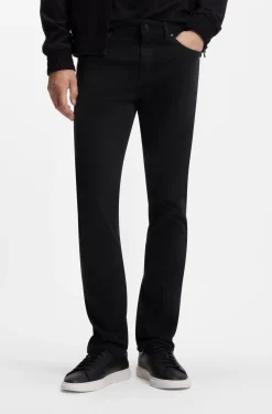Delaware Slim-Fit Hose aus elastischer Baumwoll-Gabardine