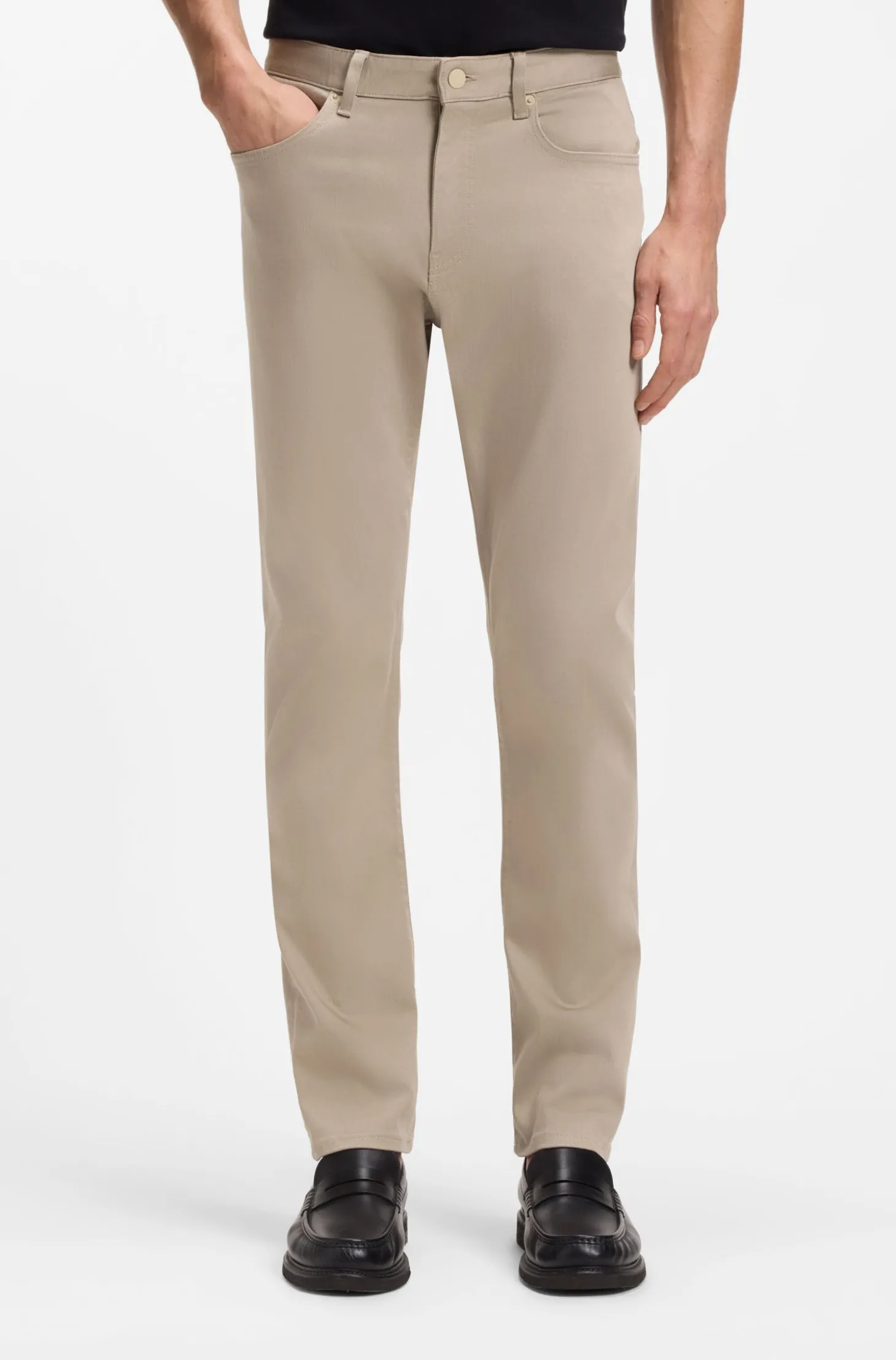 Delaware Slim-Fit Hose aus strapazierfähigem Twill