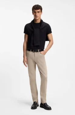 Delaware Slim-Fit Hose aus strapazierfähigem Twill
