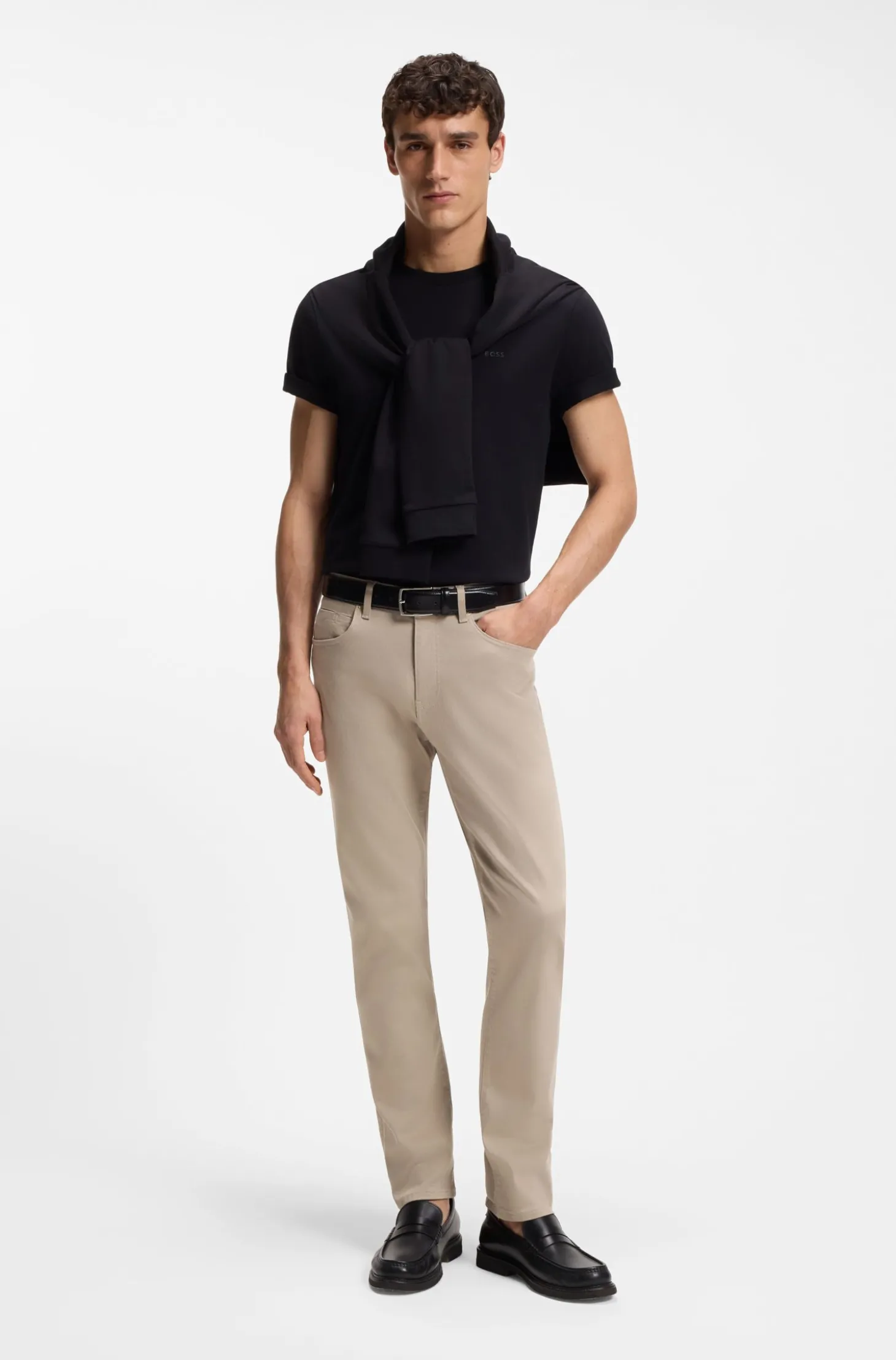 Delaware Slim-Fit Hose aus strapazierfähigem Twill
