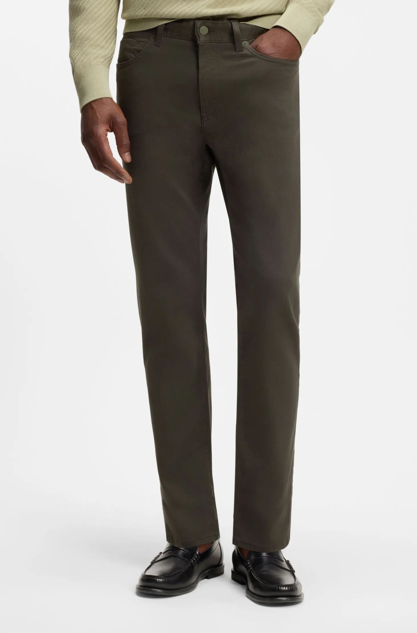 Delaware Slim-Fit Hose aus strapazierfähigem Twill
