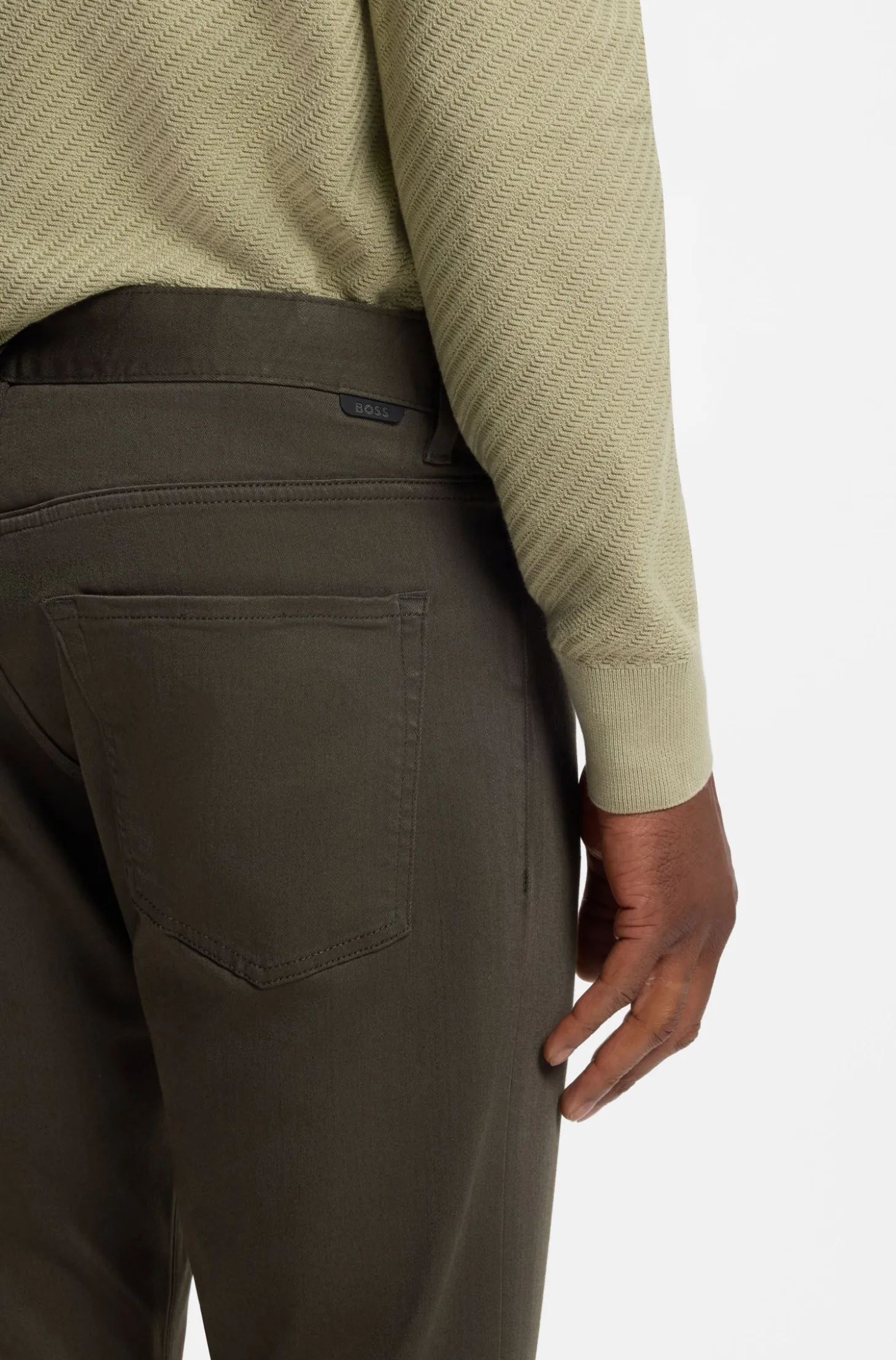 Delaware Slim-Fit Hose aus strapazierfähigem Twill