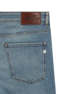 Delaware Slim-Fit Jeans aus bequemem Stretch-Denim in Blau