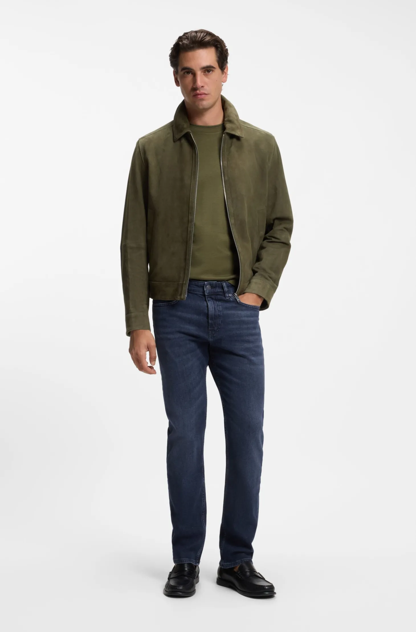Delaware Slim-Fit Jeans aus bequemem Stretch-Denim in Blau