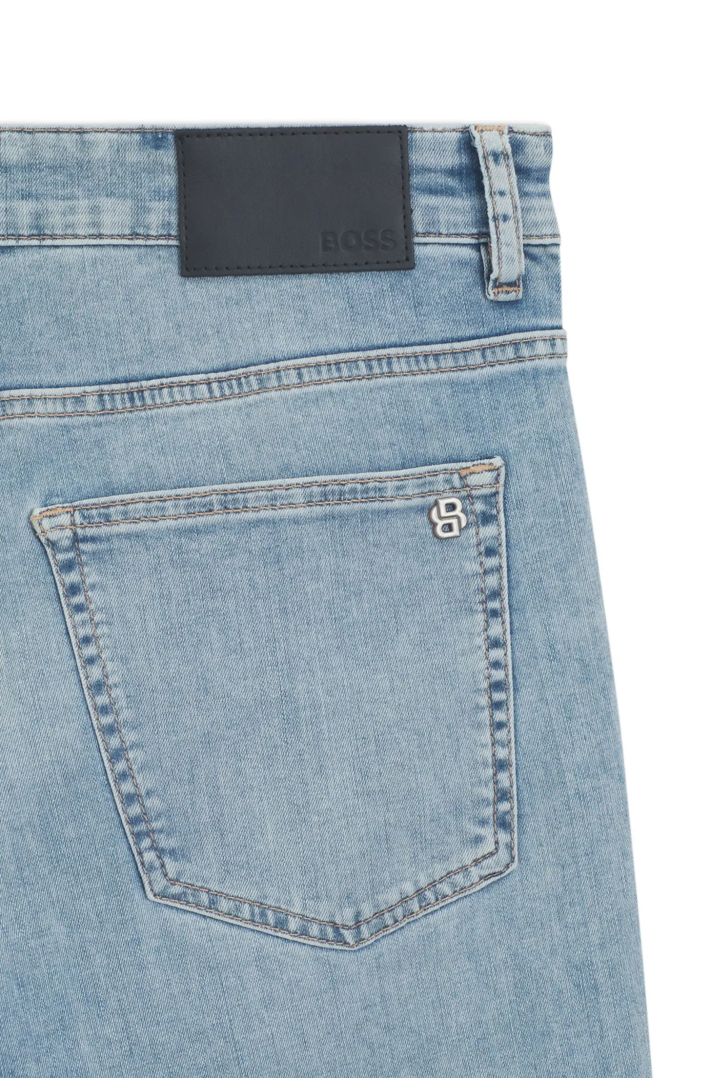 Delaware Slim-Fit Jeans aus blauem Soft-Motion-Denim