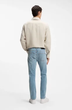 Delaware Slim-Fit Jeans aus blauem Soft-Motion-Denim
