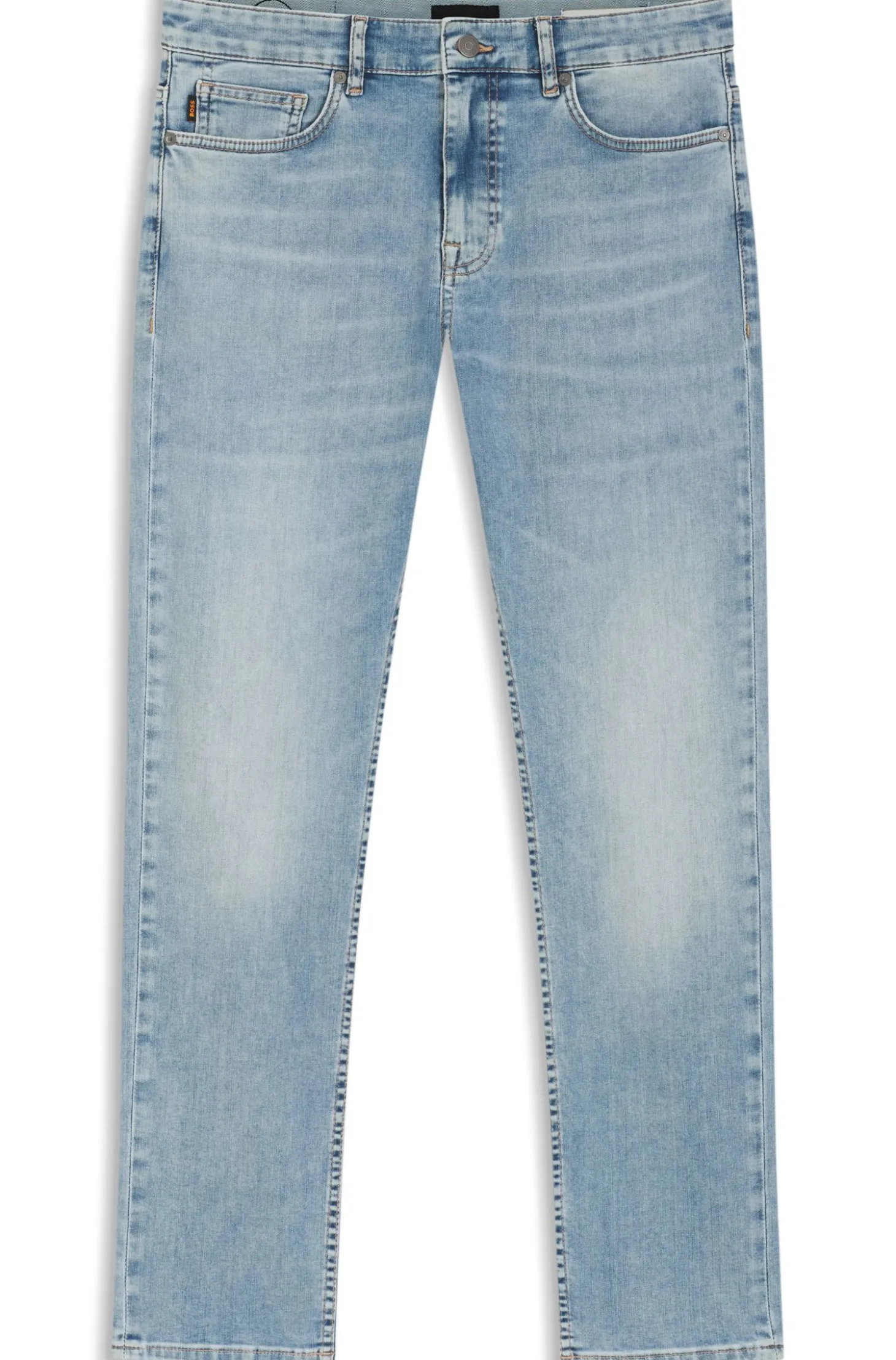 Delaware Slim-Fit Jeans aus blauem Soft-Motion-Denim