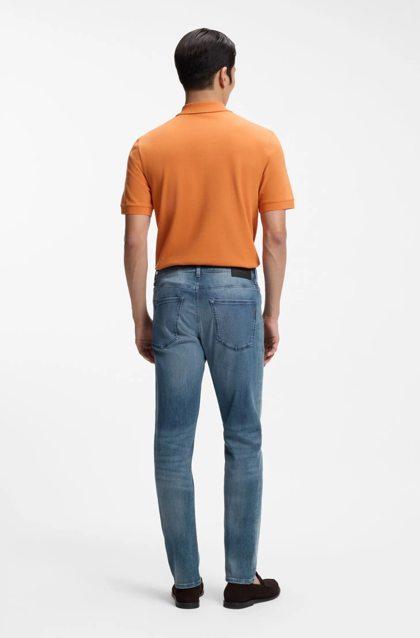 Delaware Slim-Fit Jeans aus blauem leichtem Denim