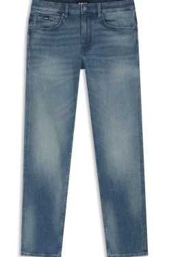 Delaware Slim-Fit Jeans aus blauem leichtem Denim