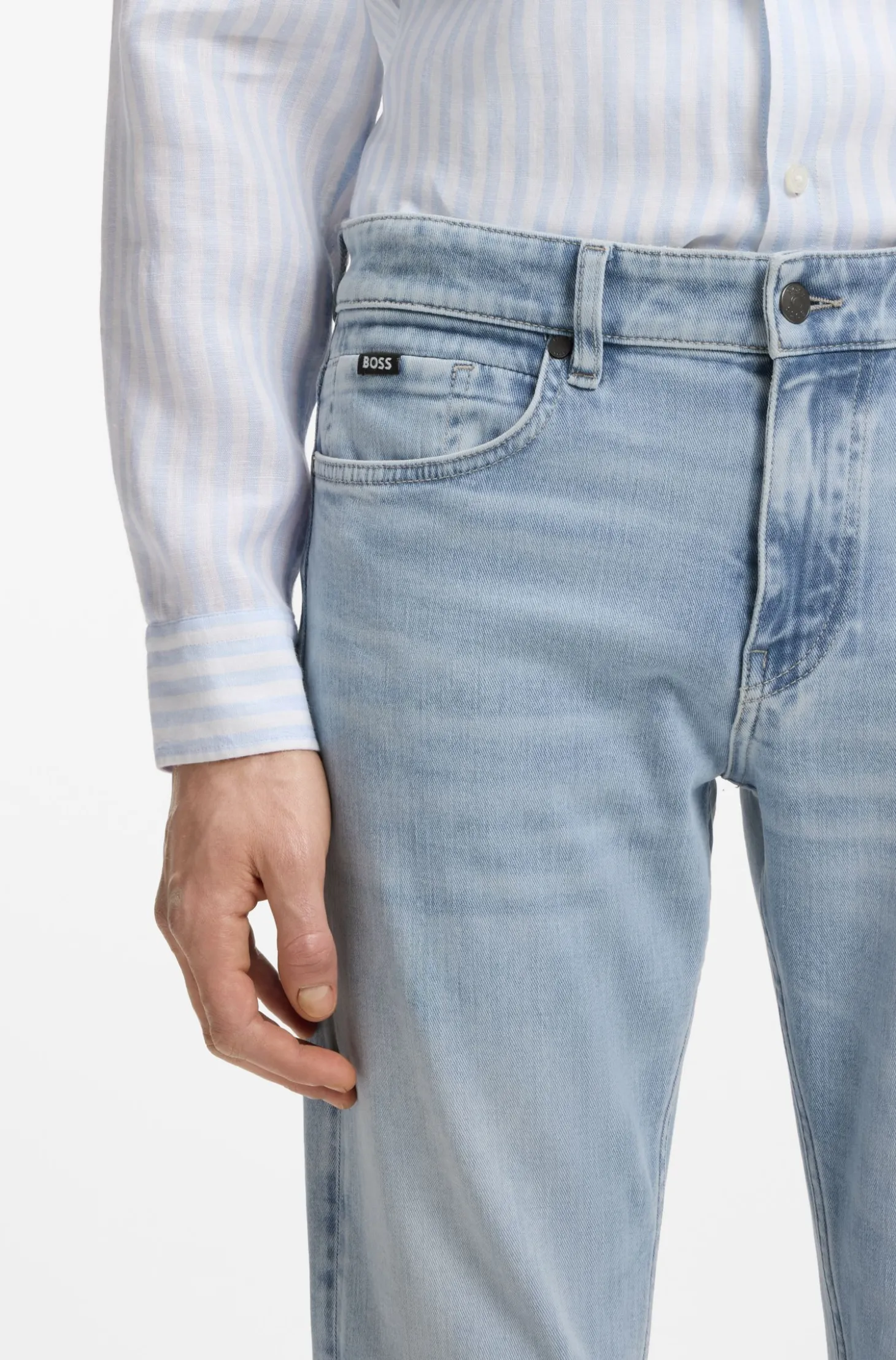 Delaware Slim-Fit Jeans aus blauem Denim