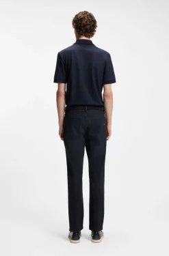 Delaware Slim-Fit Jeans aus blauem Knit Denim