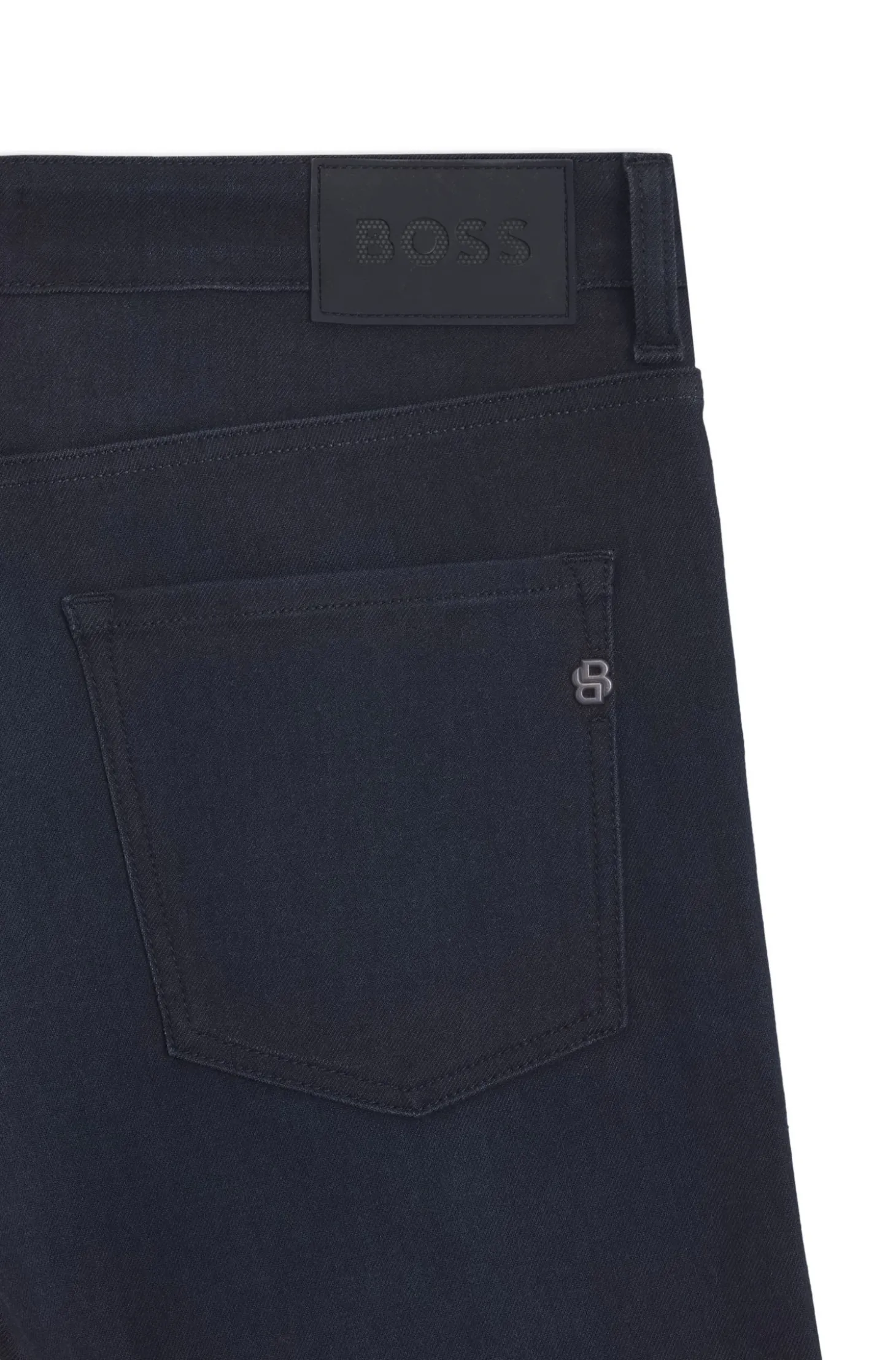 Delaware Slim-Fit Jeans aus blauem Knit Denim