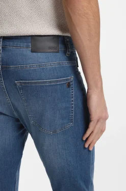 Delaware Slim-Fit Jeans aus blauem Soft-Motion-Denim