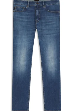 Delaware Slim-Fit Jeans aus blauem Soft-Motion-Denim