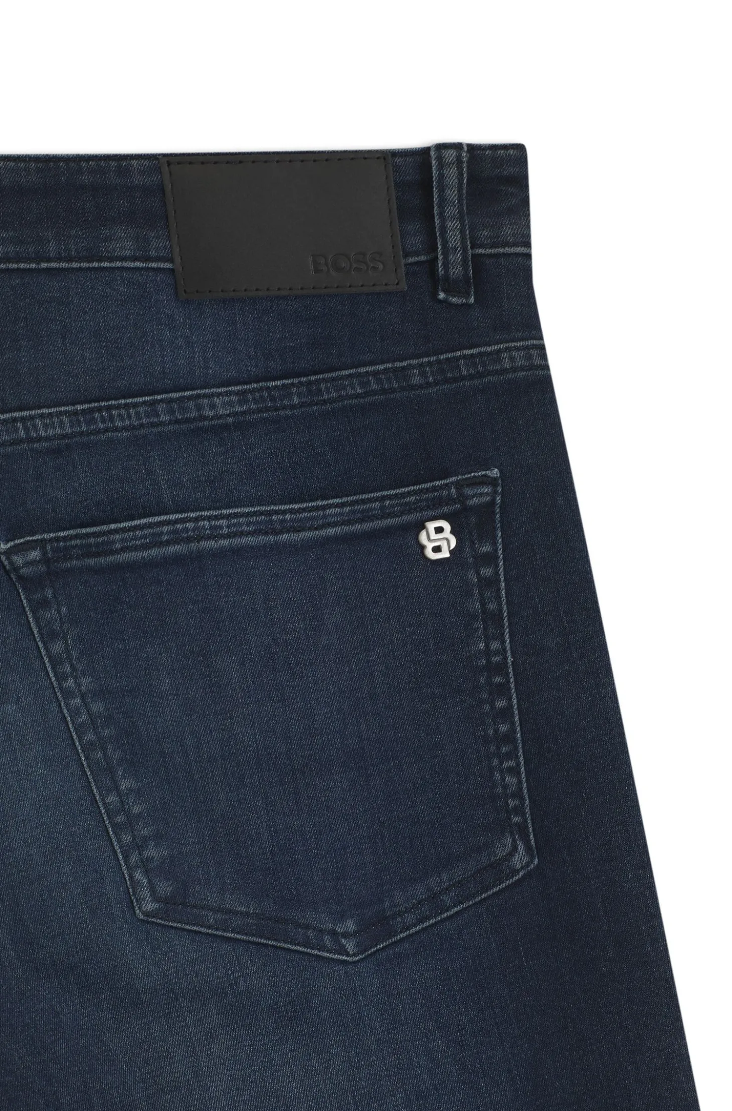 Delaware Slim-Fit Jeans aus blauem Soft-Motion-Denim