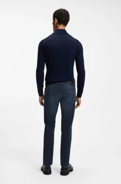 Delaware Slim-Fit Jeans aus blauem Soft-Motion-Denim