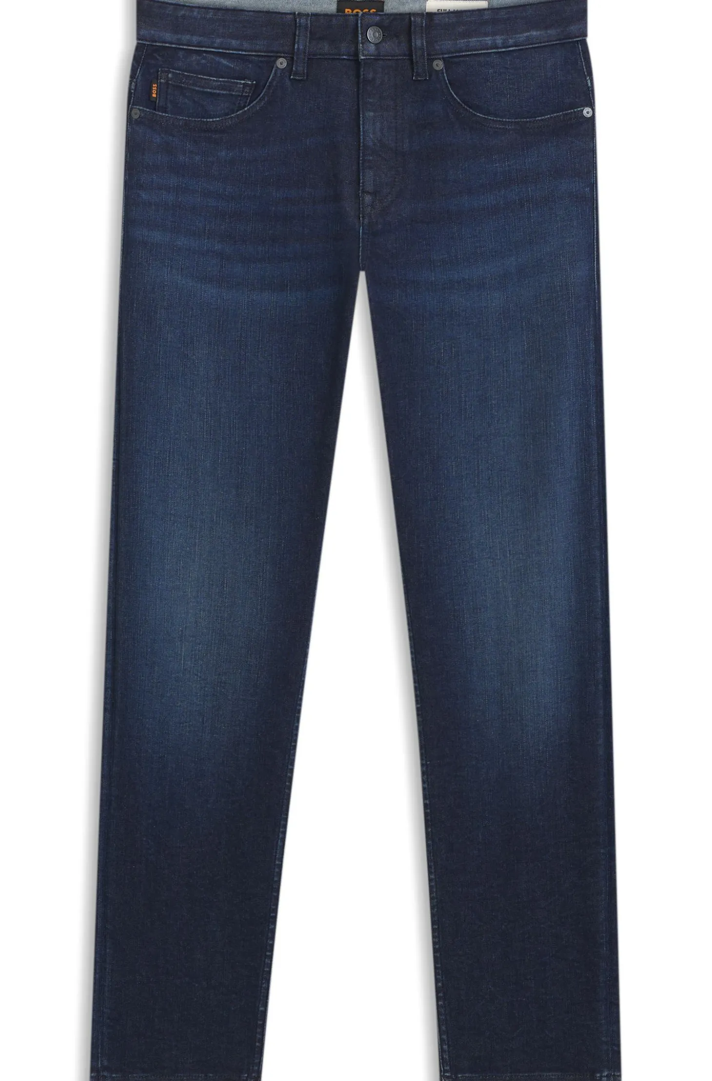 Delaware Slim-Fit Jeans aus blauem Stretch-Denim