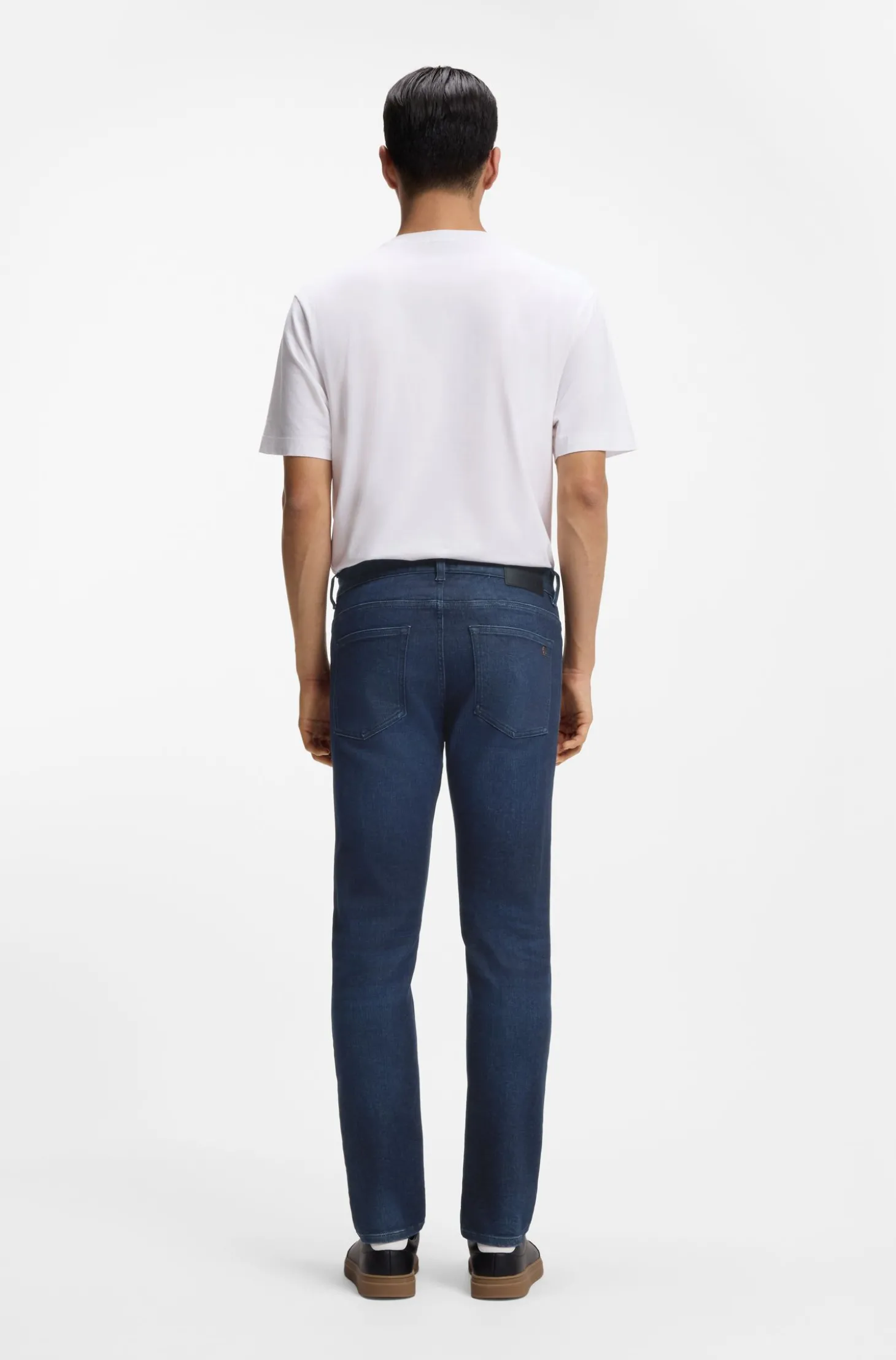 Delaware Slim-Fit Jeans aus blauem Stretch-Denim