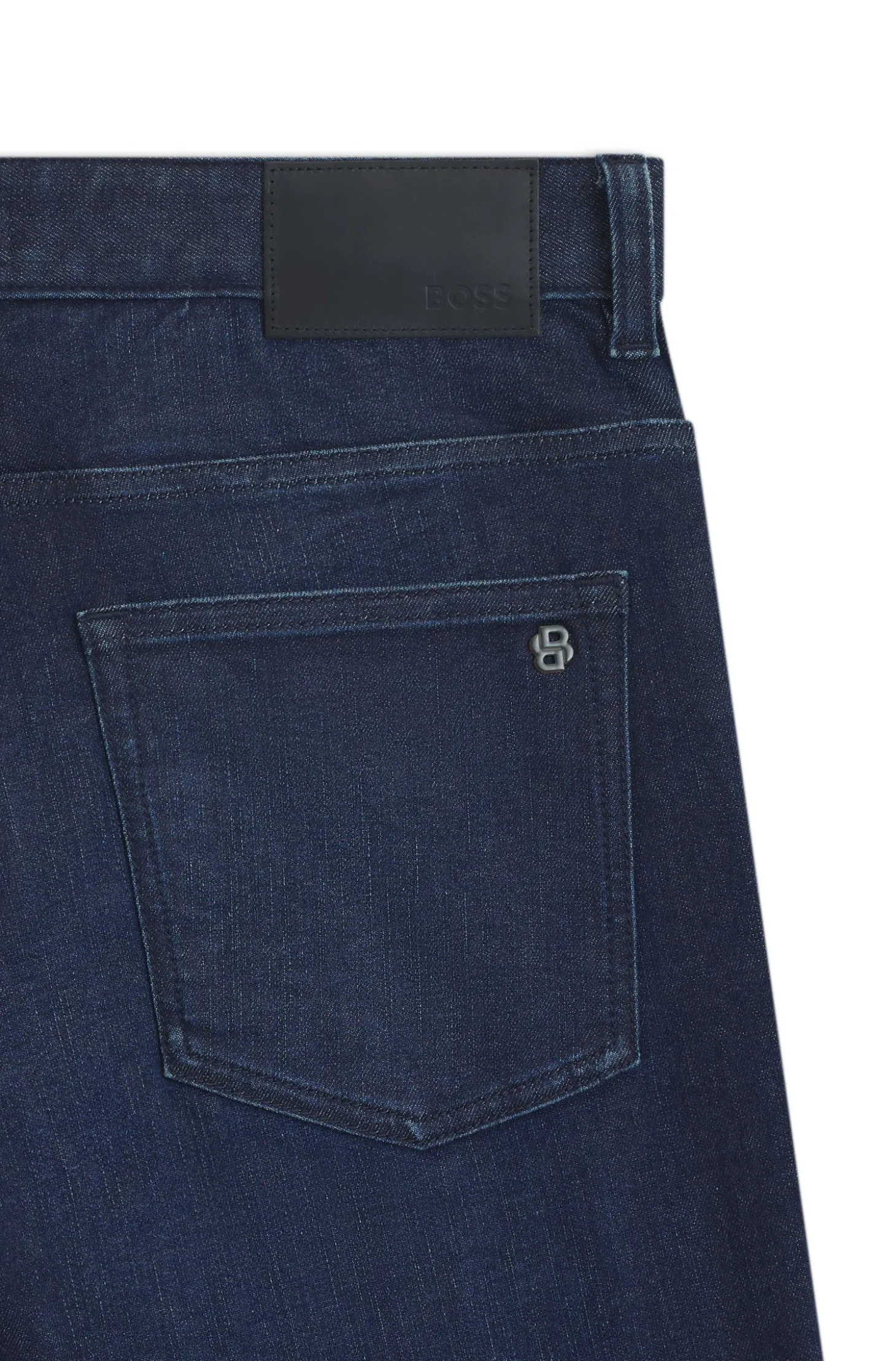 Delaware Slim-Fit Jeans aus blauem Stretch-Denim