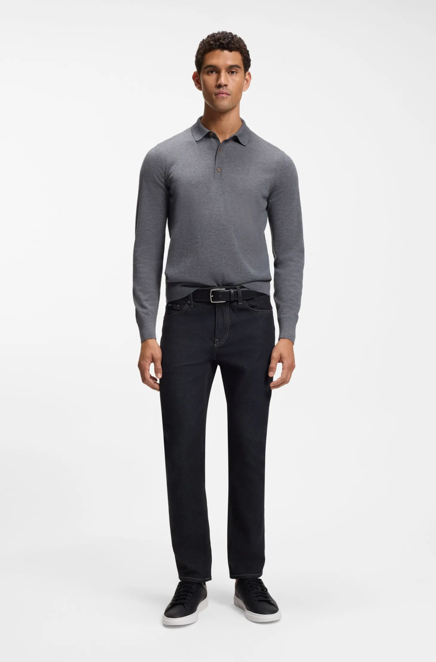 Delaware Slim-Fit Jeans aus dunkelblauem Denim
