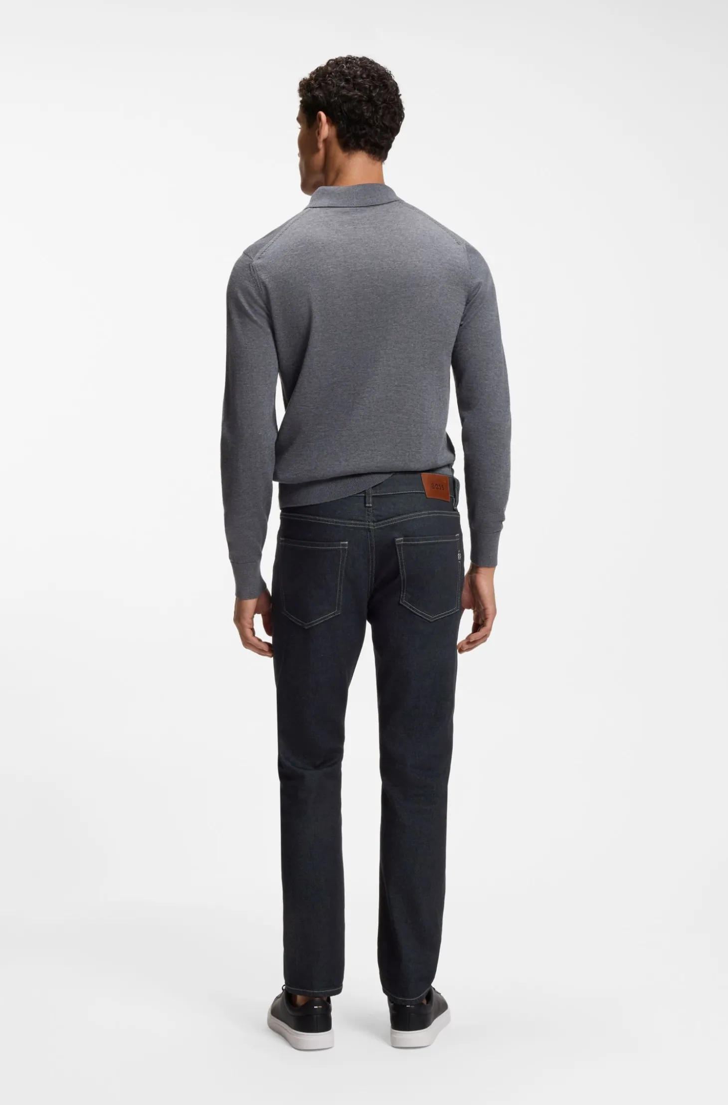 Delaware Slim-Fit Jeans aus dunkelblauem Denim