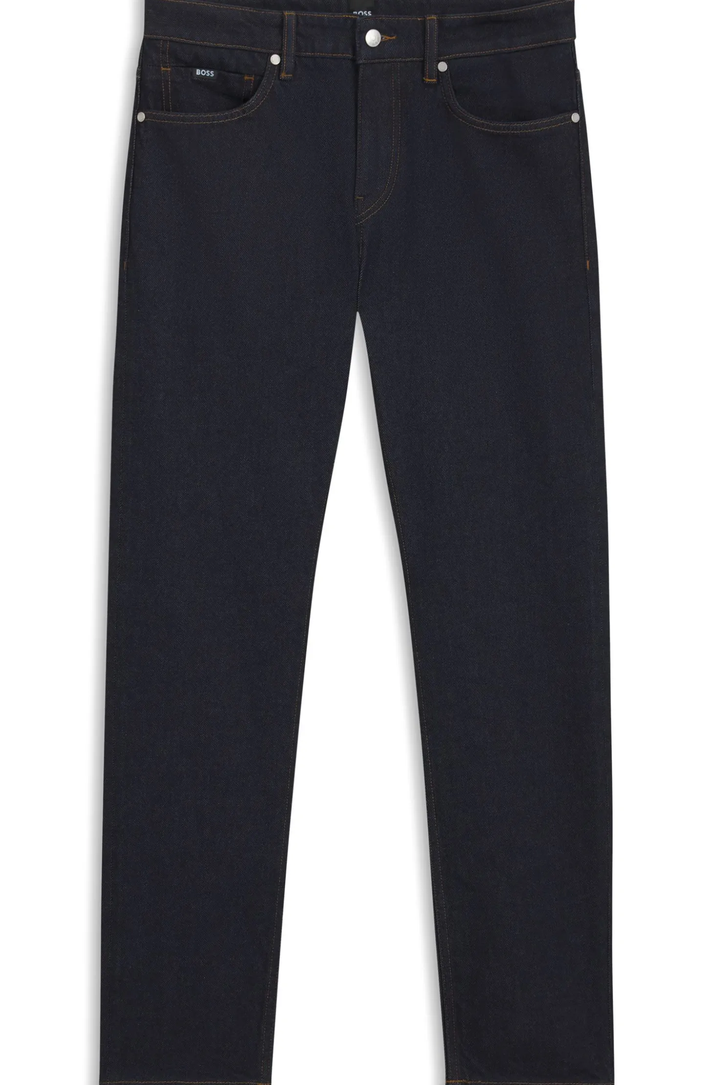 Delaware Slim-Fit Jeans aus dunkelblauem Denim