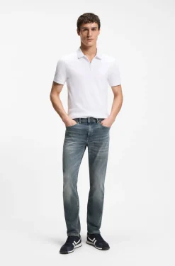Delaware Slim-Fit Jeans aus elastischem Baumwoll-Denim