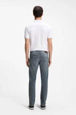 Delaware Slim-Fit Jeans aus elastischem Baumwoll-Denim