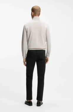 Delaware Slim-Fit Jeans aus komfortablem Stay-Black Stretch-Denim