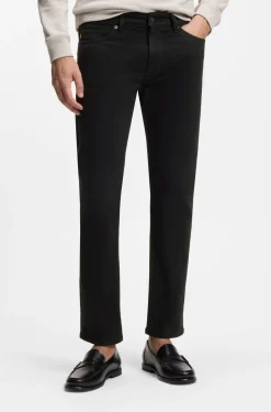 Delaware Slim-Fit Jeans aus komfortablem Stay-Black Stretch-Denim