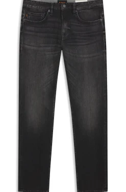 Delaware Slim-Fit Jeans aus schwarzem Stretch-Denim