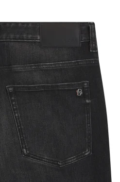 Delaware Slim-Fit Jeans aus schwarzem Stretch-Denim