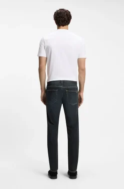 Delaware Slim-Fit Jeans mit Kontrastnähten