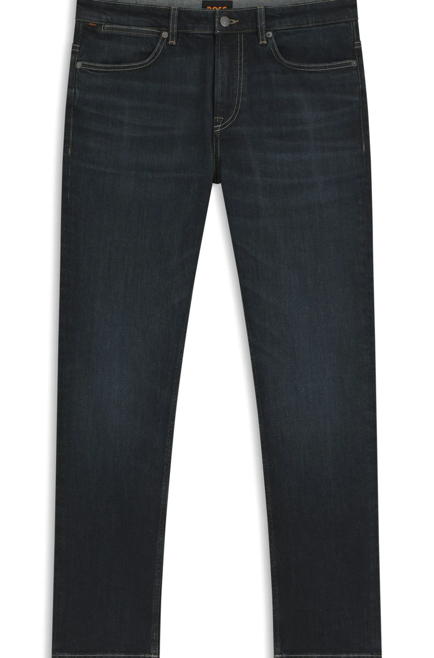 Delaware Slim-Fit Jeans mit Kontrastnähten