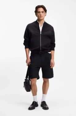 Derbys aus genarbtem Leder