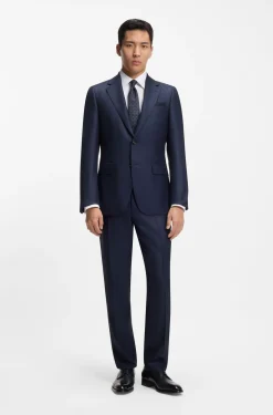 Derbys aus Leder mit Brogue-Details
