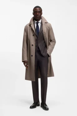 Derbys aus Leder mit Nahtdetails