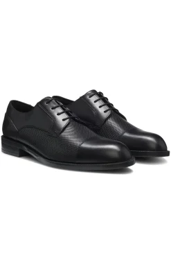 Derbys aus Leder mit Zehenkappe