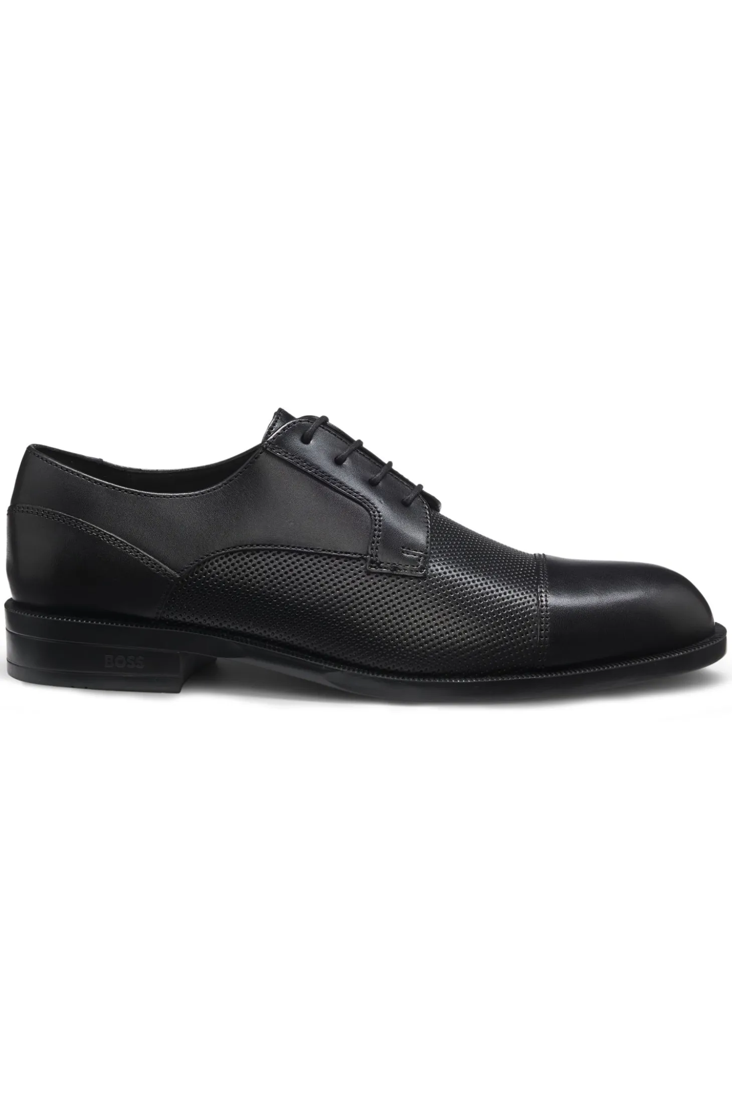 Derbys aus Leder mit Zehenkappe