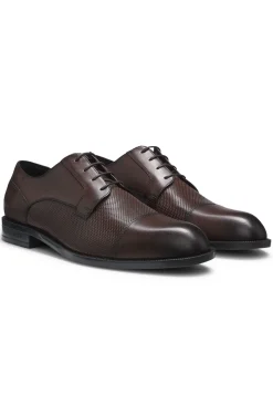 Derbys aus Leder mit Zehenkappe